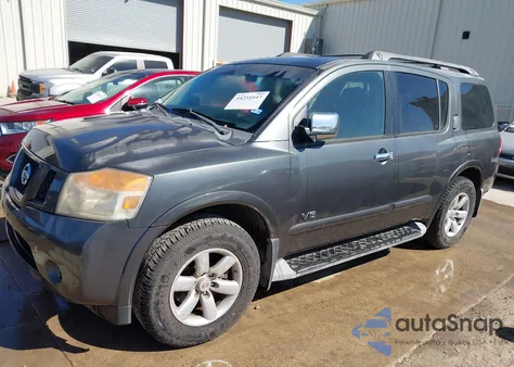 2008 Nissan Armada Se from USA, damaged, VIN 5N1BA08D68N632895